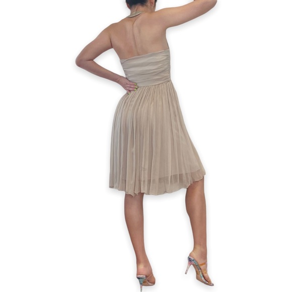 Rare FENDI Couture Runway 100% Silk Greek Goddess Dress Size 38/XS - Picture 6 of 16